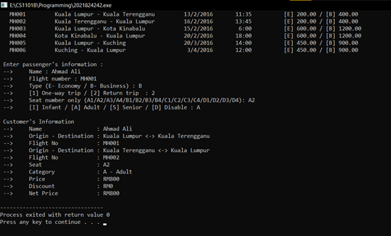 System Output